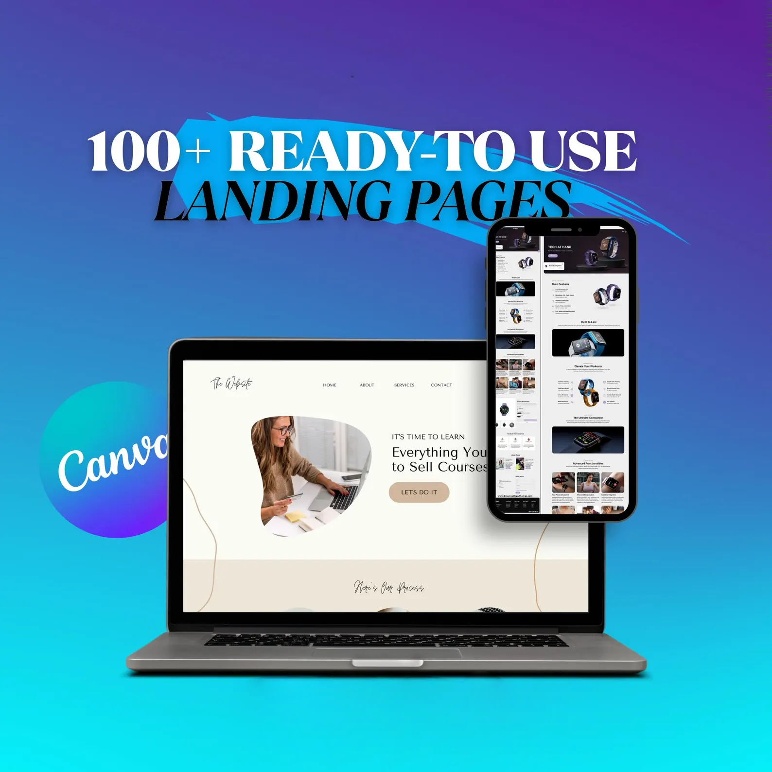 Visual Perfection Landing Page Template 1